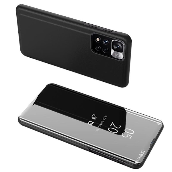 Clear View Case flip-deksel for Realme 9 Pro, svart