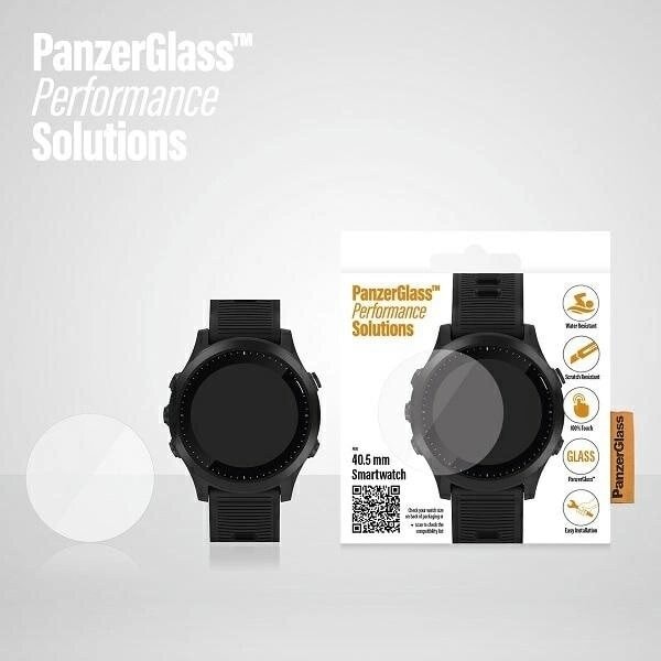 PanzerGlass SmartWatch skjermbeskytter for Garmin/Polar/Fossil smartklokker 40,5 mm