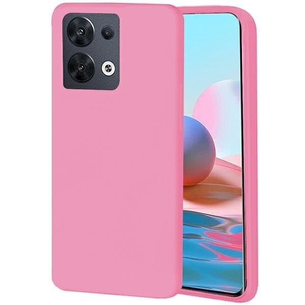 Beline Candy Case Oppo Reno 8 ljusrosa/ljusrosa