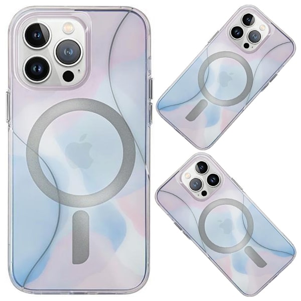 UNIQ Coehl Palette iPhone 15 Pro Max 6.7 Magnetisk ladeveske blå/mørkeblå