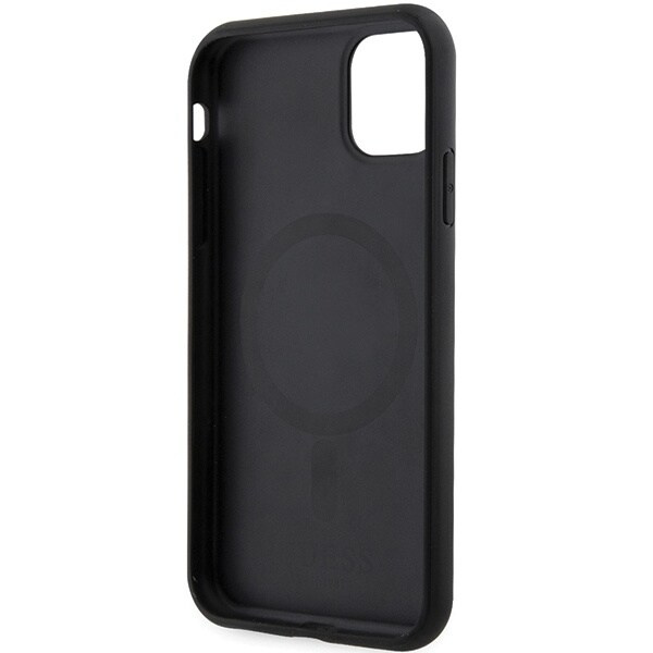 Guess G Cube Stripes MagSafe GUHMN61HGCFSEK-deksel til iPhone 11 / Xr svart