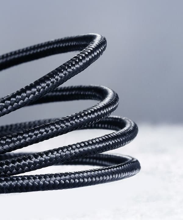 UGRØN HURTIG KABEL HOLDBAR LANG 2I1 USB TIL MICRO USB USB-C 1M