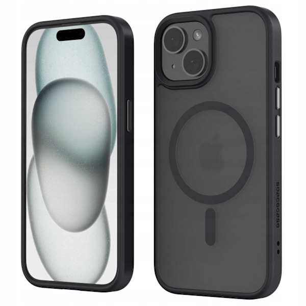 Spacecase Hybrid-Fodral För Iphone 15 Plus Svart Skydd