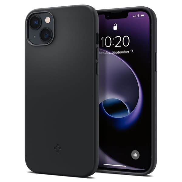 SPIGEN SILICONE FIT MAG MAGSAFE IPHONE 14 PLUS SVART