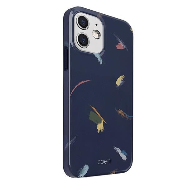 UNIQ Coehl Reverie iPhone 12 mini 5.4 deksel blå/prøyssisk blå
