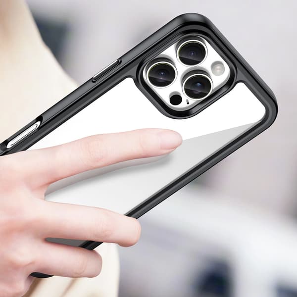 OUTER SPACE COVER MED GELRAMME TIL IPHONE 16 PRO - SORT