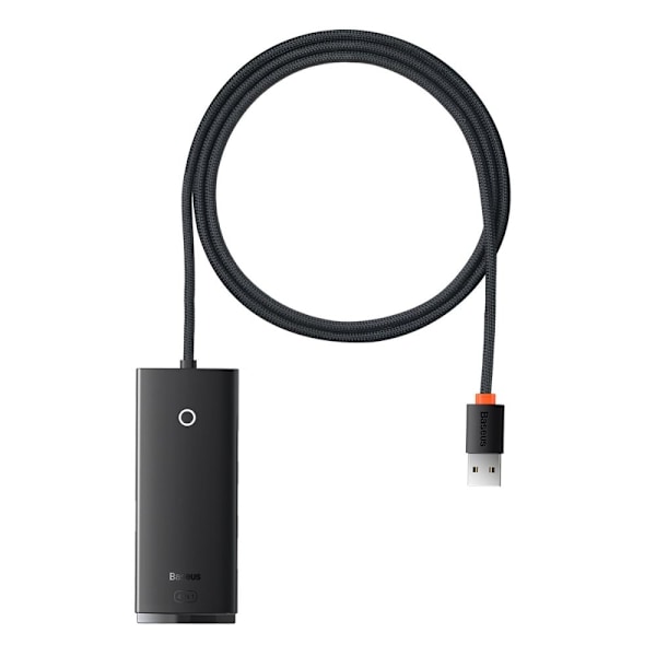 BASEUS MULTIFUNKTIONEL HUB-ADAPTER USB-A TIL 4XUSB-A 3.0 5GB/S SORT