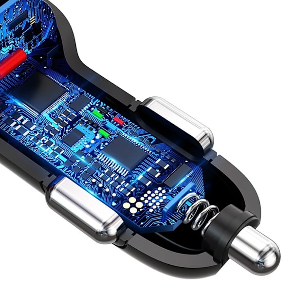 Dudao billader hurtiglading Hurtiglading 3.0 QC3.0 2.4A 18W 3x USB hvit (R7S hvit)