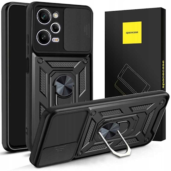 Spacecase Case Cover För Poco X5 Pro Note 12 Pro Black