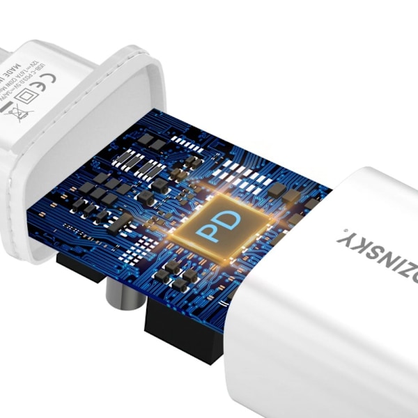 Wozinsky WGWCCW 20W USB-C vegglader - hvit