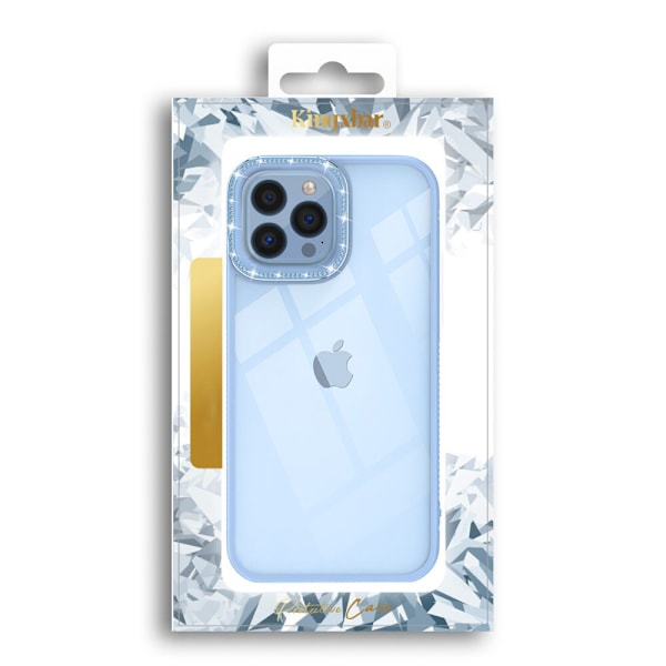 KINGXBAR CASE CASE COVER COVER TIL IPHONE 13 PRO MAX BLÅ