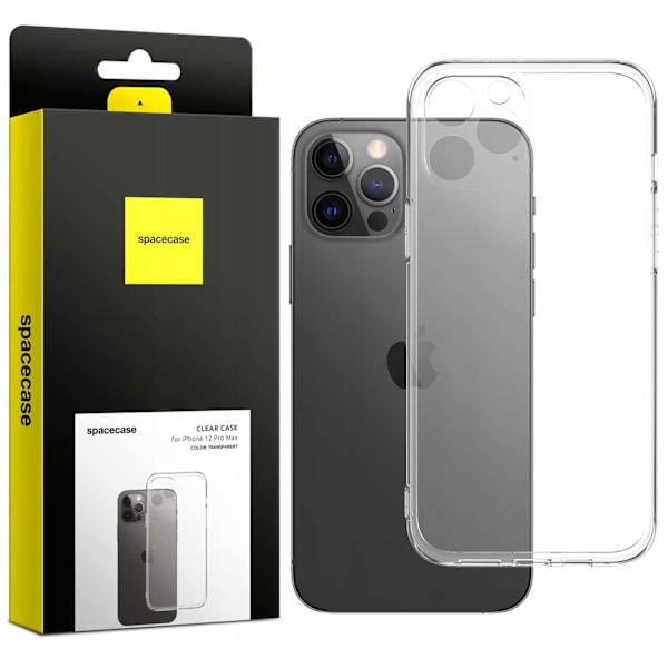 Spacecase Case Clear För Iphone 12 Pro Max Adapter Transparent