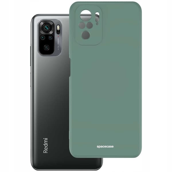 Spacecase Silikonfodral För Xiaomi Redmi Note 10 10S Green