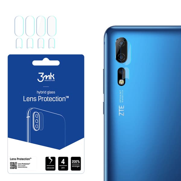 ZTE AXON 10 PRO 4G - 3MK OBJEKTIVBESKYTTELSE