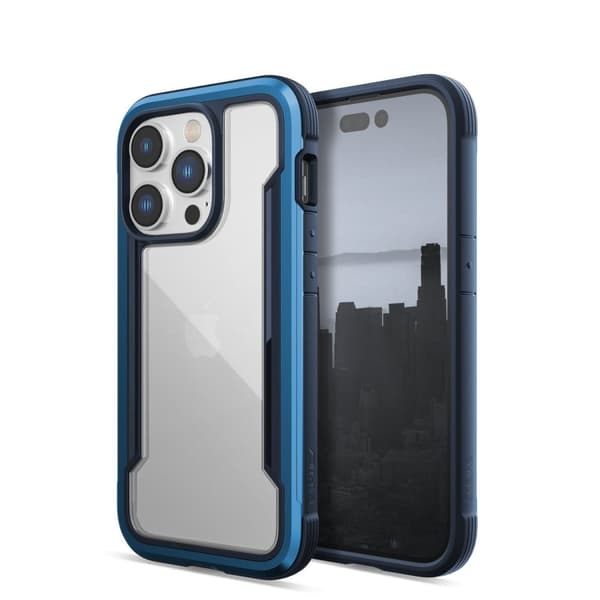 Raptic X-Doria Shield Deksel iPhone 14 Pro pansret deksel blå