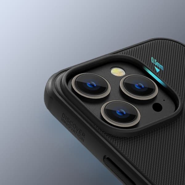 NILLKIN LÆDERCASKER HUSLAG TIL IPHONE 14PRO SORT