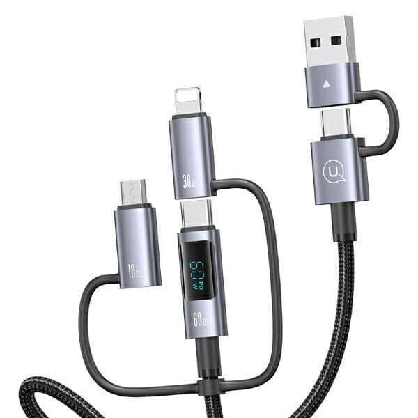 USAMS 60W 6in1 digital displaydatakabel Sufeng Series 2M (SJ736)