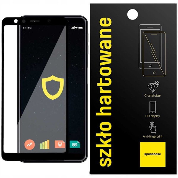 Spacecase 5D Härdat Glas För Samsung Galaxy A7 2018 Fullständig Skydd