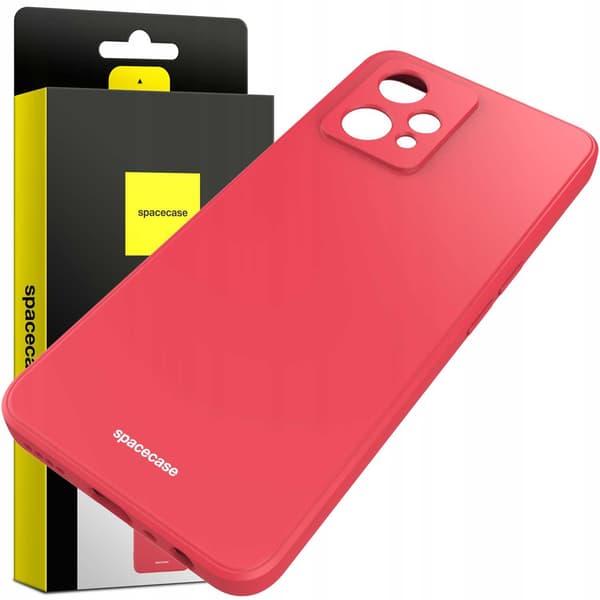 Spacecase Silikonfodral För Realme 9 4G 9 Pro+ Rött Skydd