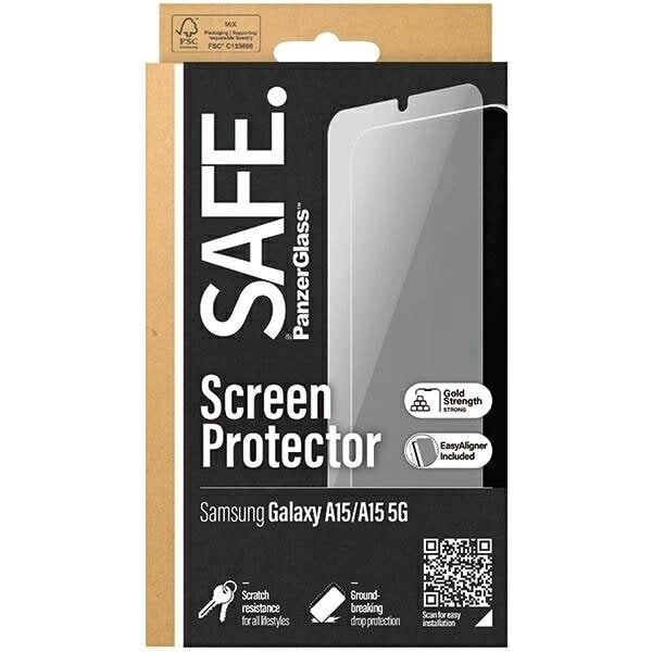 SAFE by PanzerGlass Ultra-Wide Fit herdet glass Samsung Galaxy A15 / A15 5G