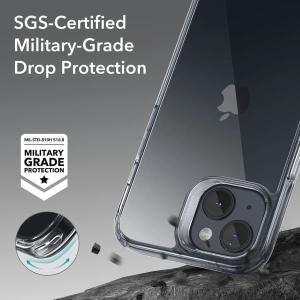 ESR ICE SHIELD ETUI TIL IPHONE 15 PLUS - GENNEMSIGTIG