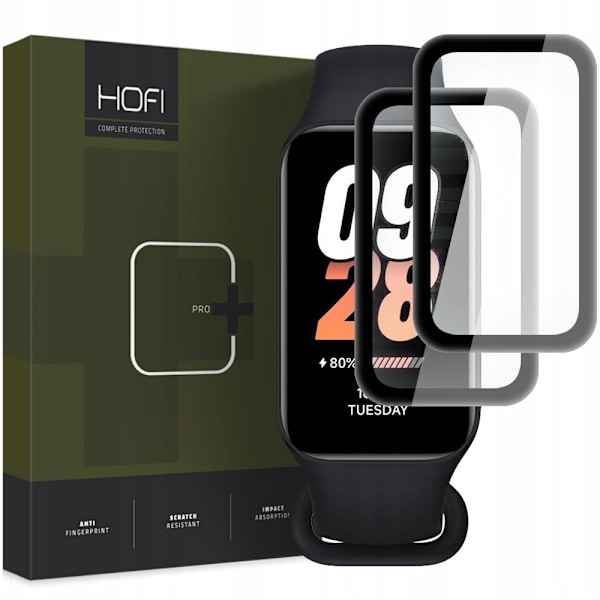 HYBRID GLASS HOFI HYBRID PRO+ 2-PAK XIAOMI SMART BAND 8 ACTIVE BLACK