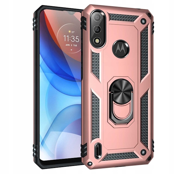 Spacecase Case Cover Till Motorola E7 E7I Power Pink Sc Ring Nx