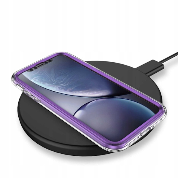 Spacecase Case Cover För Iphone Xr Marble 360 Lila