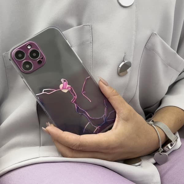Marble Case-deksel til iPhone 13 Pro, mint marmor gel deksel