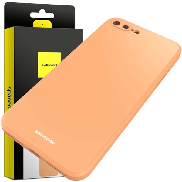 Spacecase Silikonfodral För Iphone 7 8 Plus Orange Skydd