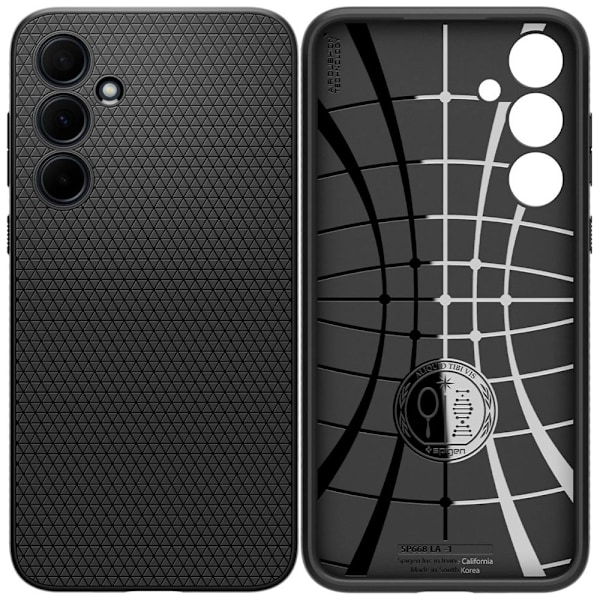 SPIGEN LIQUID AIR ETUI TIL SAMSUNG GALAXY A35 5G - MAT SORT