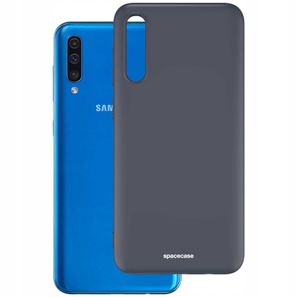 Spacecase Silikonskydd För Samsung Galaxy A50 Svart