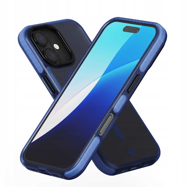 Spacecase Case Hybrid Fusion Mag Skal För Iphone 16 Mörkblåt