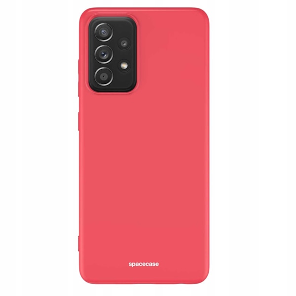 Spacecase Silikonfodral För Samsung Galaxy A52 A52S Röd