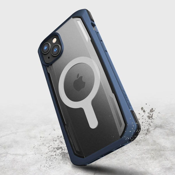 RAPTIC X-DORIA CASE CASE HOUSING MED MAGSAFE TIL IPHONE 14 BLUE