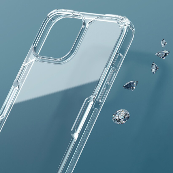 Nillkin Nature Pro beskyttelsesdeksel til iPhone 13 pansret deksel gjennomsiktig deksel
