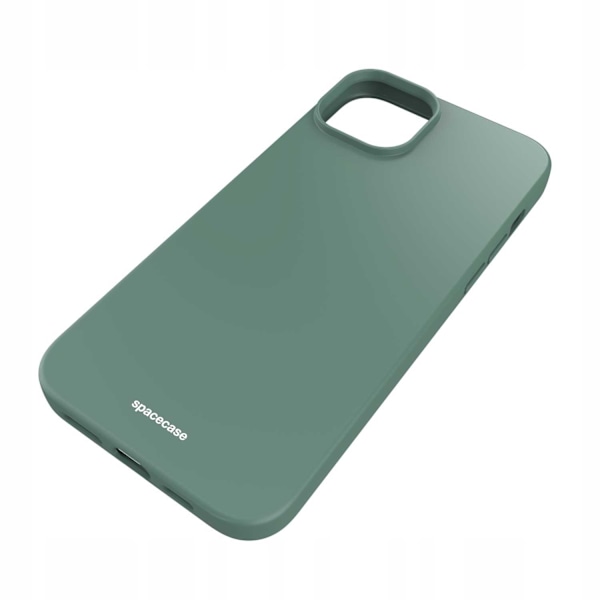 Spacecase Silikonfodral För Iphone 15 Plus Mörkgrön