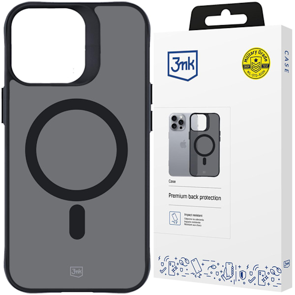 APPLE IPHONE 16 PRO MAX - 3MK SMOKE MAGCASE