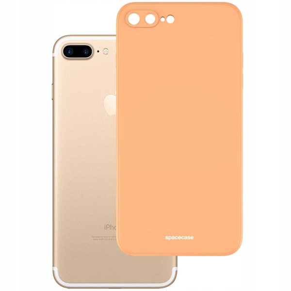 Spacecase Silikonfodral För Iphone 7 8 Plus Orange Skydd