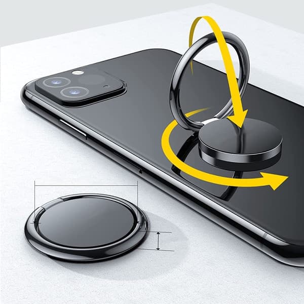 TECH-PROTECT MAGNETISK TELEFONRING SORT