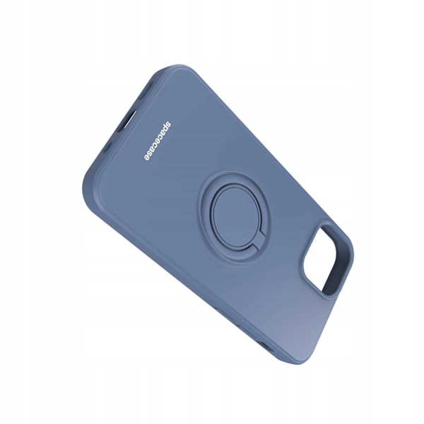 Spacecase Silikon Ringfodral För Iphone 13 Mini Blåt Skydd