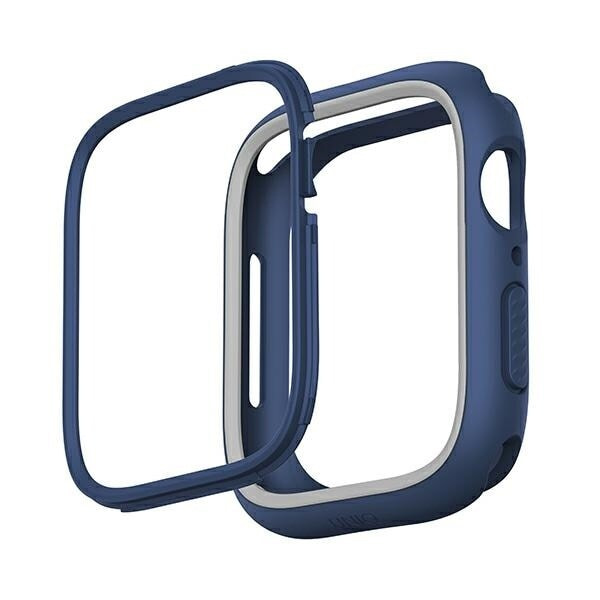 UNIQ-deksel Moduo Apple Watch Series 4/5/6/7/8/SE 44/45 mm blågrå/blågrå