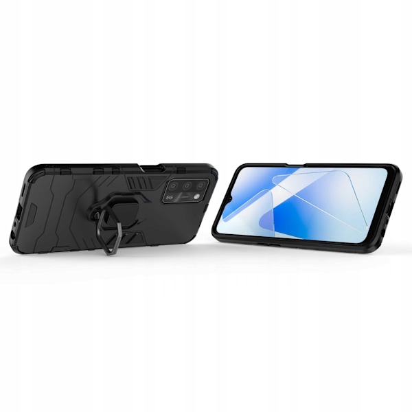 Spacecase Case Case Sc X-Ring För Oppo A16 Svart