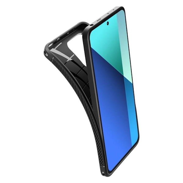 Spigen Rugged Armor-deksel til Xiaomi Redmi Note 13 4G / LTE - matt svart