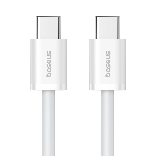 Baseus Superior Series ll USB-C - USB-C 30W 480Mb/s kabel 1m - hvit