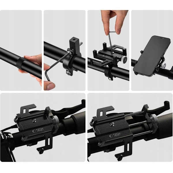 TECH-PROTECT V1 UNIVERSAL SYKKELBRAKETT SORT