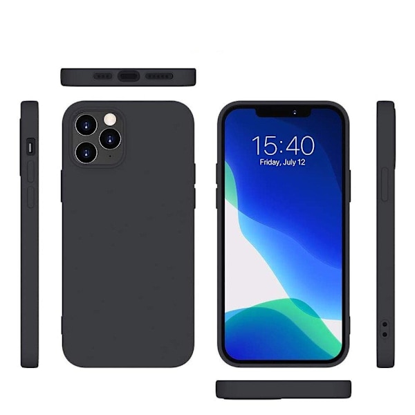 Silikondeksel Fleksibelt silikondekselbeskyttelse Xiaomi Redmi Note 10 5G / Poco M3 Pro Black