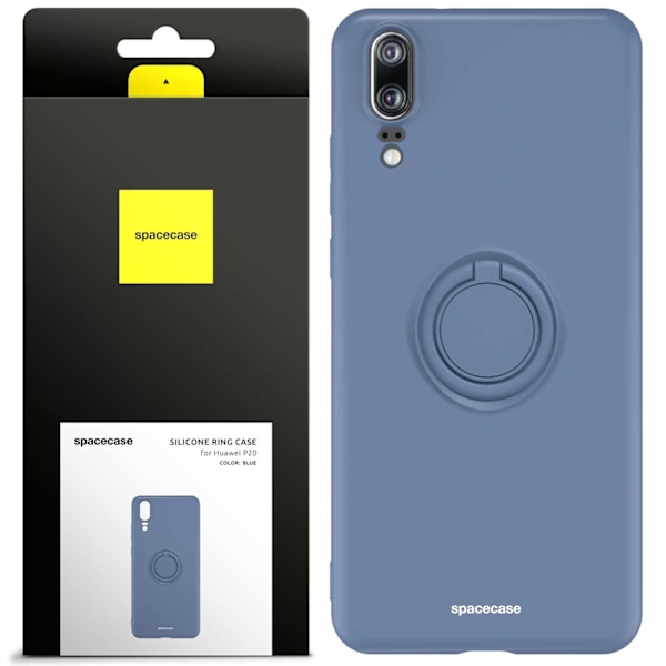 Spacecase Silikonskydd För Huawei P20 Blå