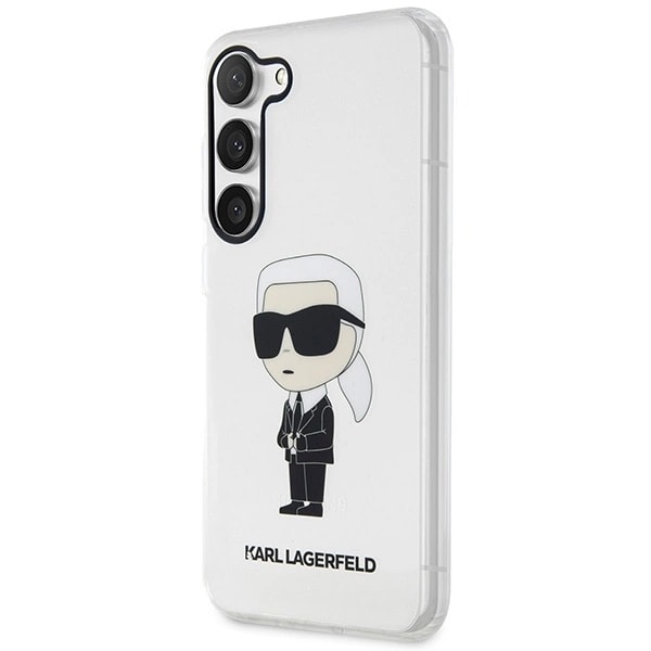 KARL LAGERFELD IKONIK KARL ETUI TIL SAMSUNG GALAXY S23 - GENNEMSIGTIG