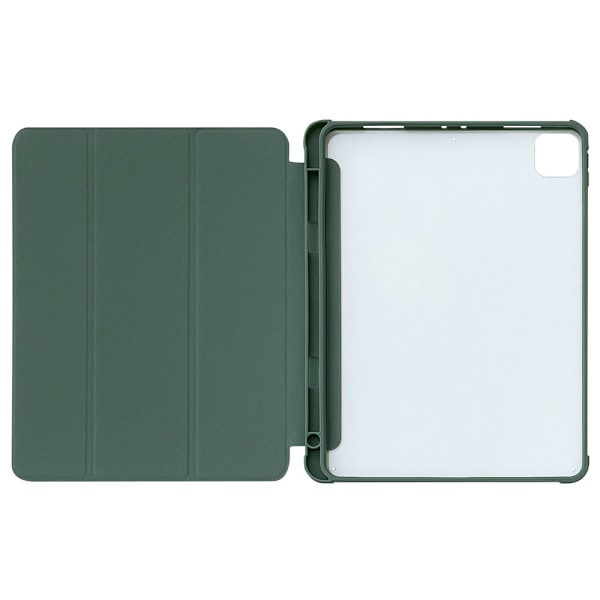 Stativ Nettbrettetui Smart Cover iPad Pro 12.9 2021 med stativfunksjon grønn